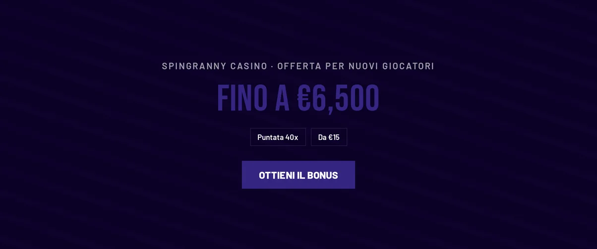Approfitta dell'offerta di benvenuto
