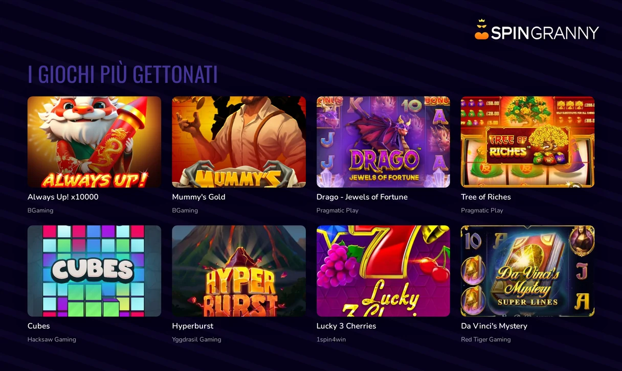 Esplora la lobby dei giochi